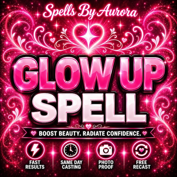 Glow Up Spell | Glamour Spell, Self Love Spell, Confidence Spell, Beauty Spell, Attraction Ritual | Spells By Aurora