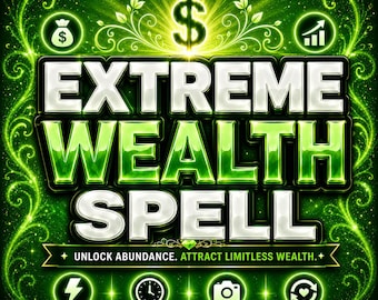 Extreme Wealth Spell | Money Attraction Spell | Prosperity Ritual | Abundance Spell | Financial Success Energy | Spells By Aurora