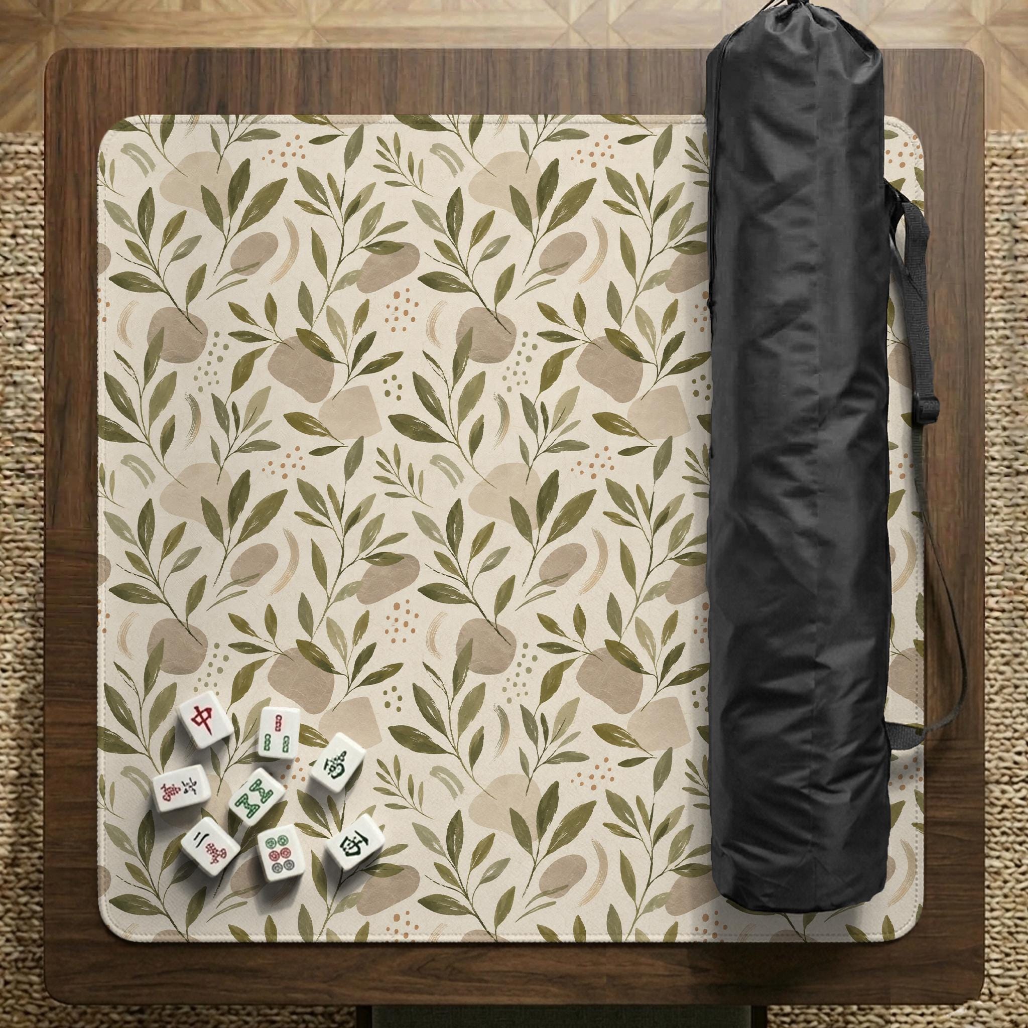 Sage Botanical Mahjong Mat image 3