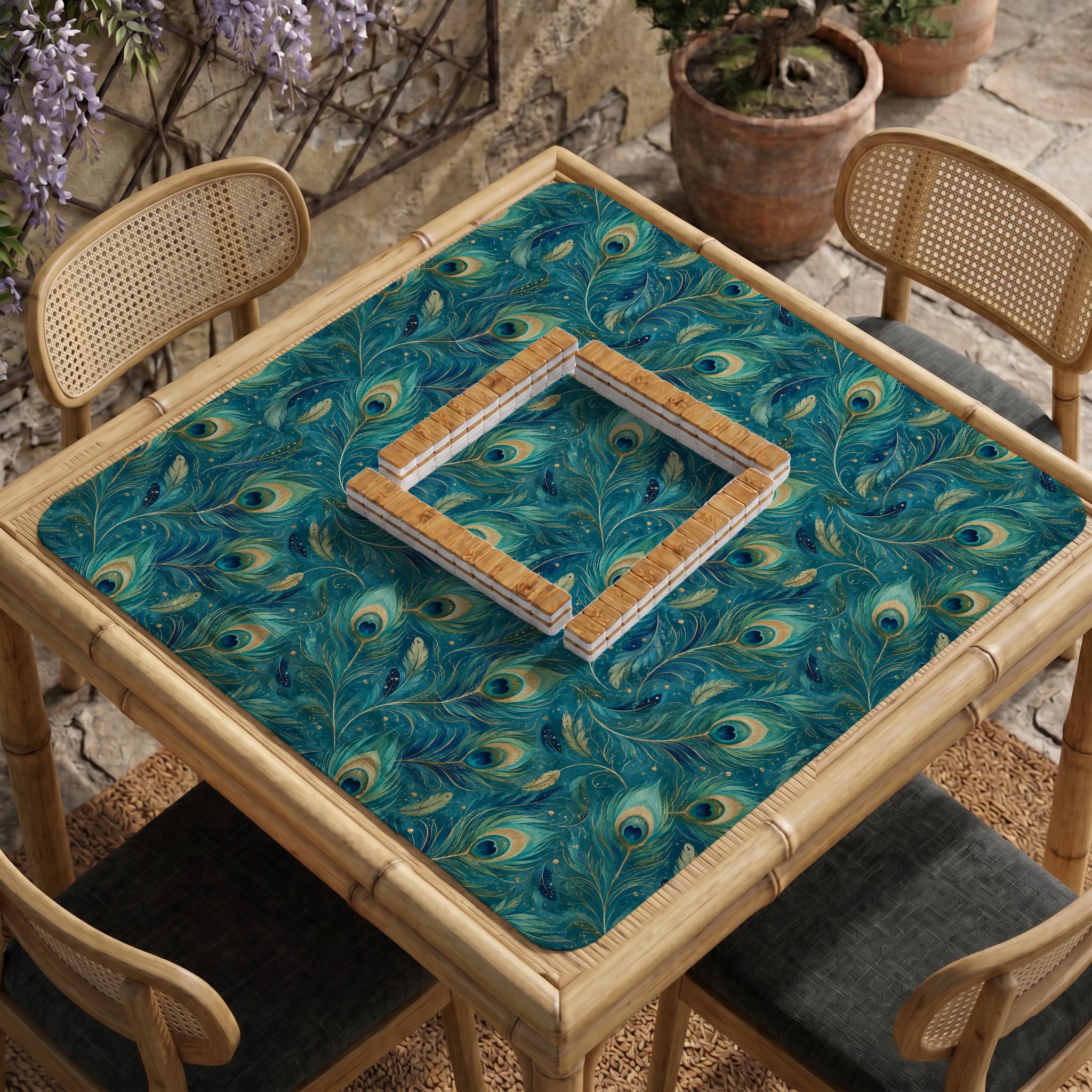 Teal Peacock Mat image 4