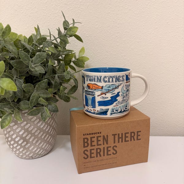 Starbucks Twin Cities Been There Series Mug 14oz Retired, with Box