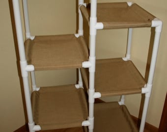 The 6 Tier Cat Condo, Heavy Duty Cordura Fabric, choice of colors