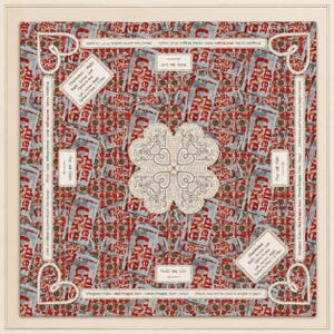 Mahjong-Spielmatte „Imperial“ im Vintage-Stil mit Diet-Coke-Muster | 2 Größen | Mahjong-Tischdecke | Geschenkidee für Spielmatten