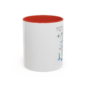 New York Map Mug | Accent Coffee Mug 11oz or 15oz