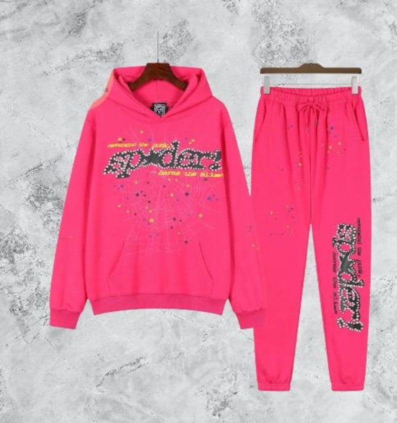 Sp5der pink hoodie - Etsy 日本