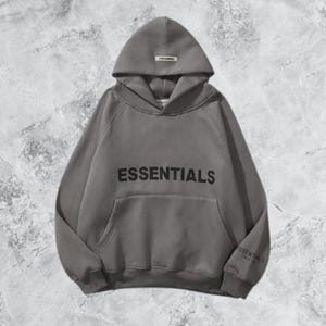Essentials hoodie, uniseks premium oversized sweatshirt