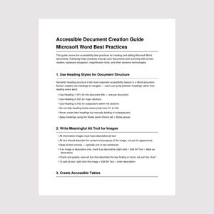 Guía de buenas prácticas para documentos accesibles, Microsoft Word, WCAG AA