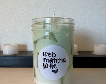 Iced Matcha Latte Candle