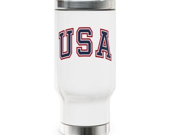 USA Varsity Letters Reisebecher | Edelstahl 14oz