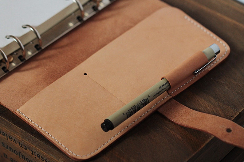 100 Handstitched Vegetable Tanned Leather Notes Cover/note Etsy