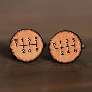 Men&#39;s cufflinks - Vintage Style Cufflinks - Gear Stick Driving Cufflinks with a gift box