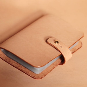 100% Handmade-stitched Vegetable Tanned Leather Card Case
