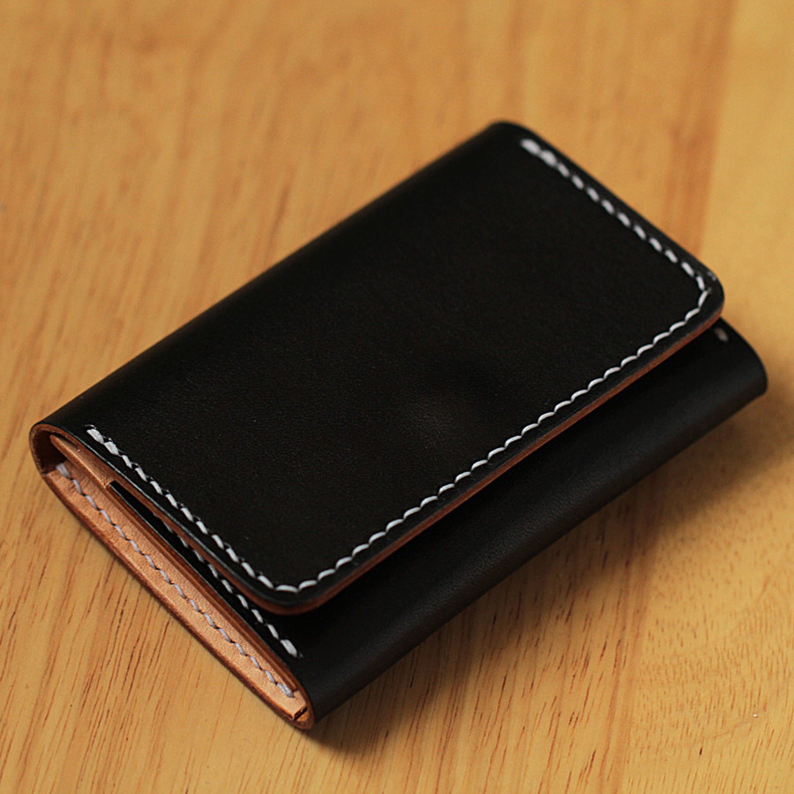 100 Handstitched Vegetable Tanned Leather Case Bag Etsy