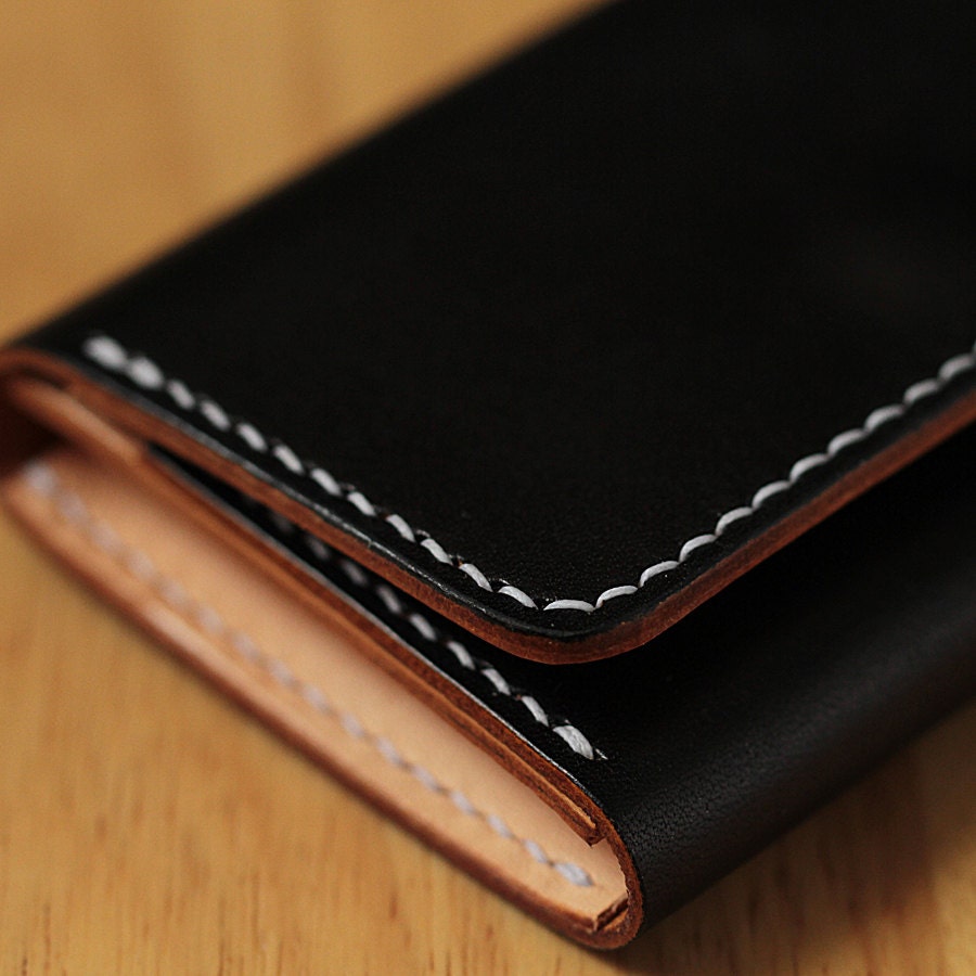 100 Handstitched Vegetable Tanned Leather Case Bag Etsy