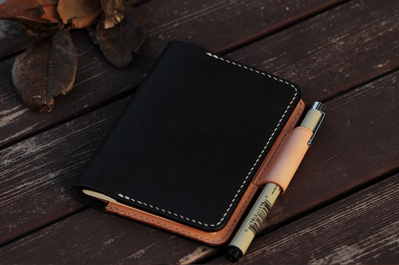 100 Handmadestitched Vegetable Tanned Leather Notes Cover/note Book