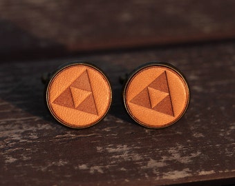 Men's cufflinks - Vintage Style Cufflinks- Legend of Zelda Cufflinks with a gift box
