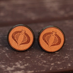 Men&#39;s cufflinks - Vintage Style Cufflinks - Naja Cufflinks With a Gift Box