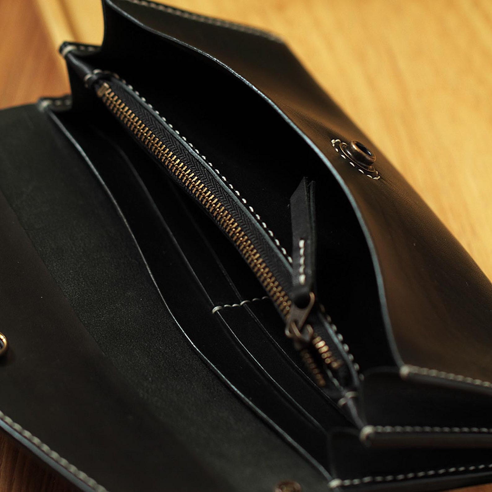 100 Handstitched Vegetable Tanned Leather Wallet Case Etsy