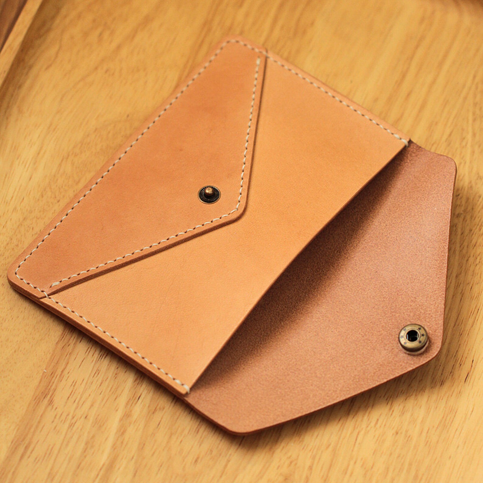 100 Handstitched Vegetable Tanned Leather Case Holder Etsy