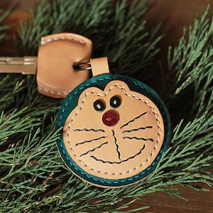 Portachiavi Doraemon 100% fatti a mano - Portachiavi con simpatico animale - Ciondolo per borsa Doraemon, regalo portafortuna per feste