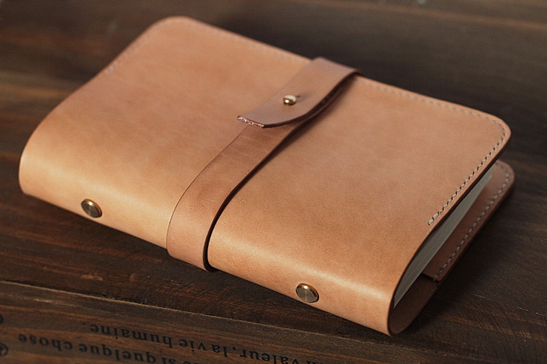 100 Handstitched Vegetable Tanned Leather Notes Cover/note Etsy