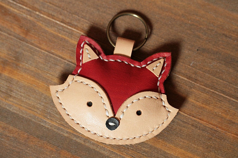100 Handmade Key Chains Cute Animal Key Ring Fox Etsy UK