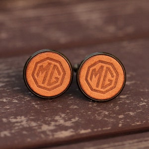 Men&#39;s cufflinks - Vintage Style Cufflinks - MG Cufflinks With a Gift Box