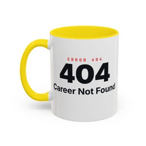 Taza divertida para jubilados: "404: Carrera no encontrada" imagen 4