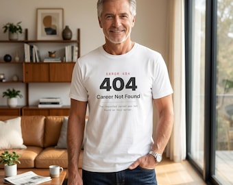 Camiseta divertida de jubilación, 404 Carrera no encontrada, Camiseta de regalo de jubilación con humor tecnológico