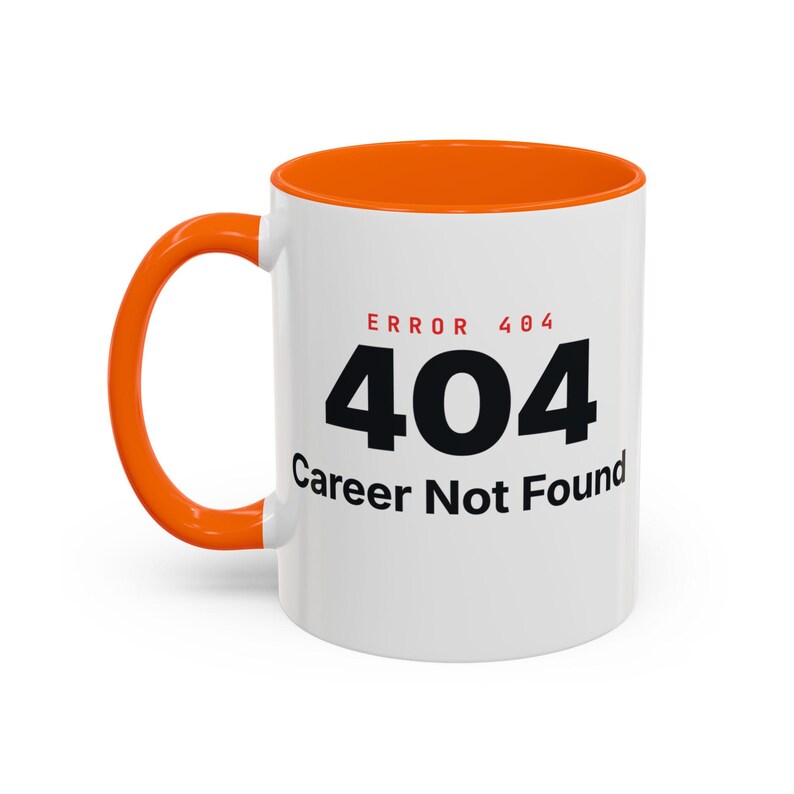 Taza divertida para jubilados: "404: Carrera no encontrada" imagen 3