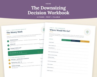 Liste de contrôle de la réduction des effectifs, classeur de décision de déménager ou de rester pour les retraités (PDF)