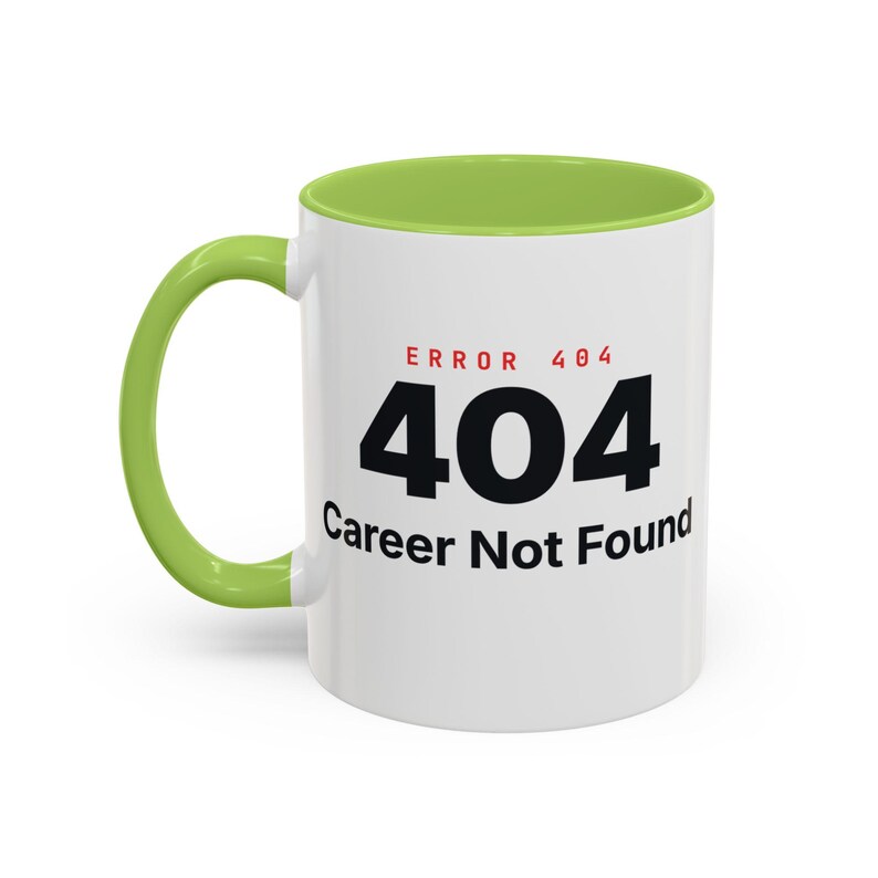 Taza divertida para jubilados: "404: Carrera no encontrada" imagen 5
