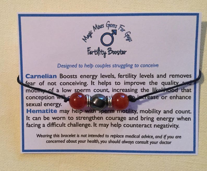 image 0 ... Fertility Gemstones for Guys: Longterm Infertility Baby Maker | Etsy