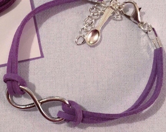 Spoonie Bracelet, Fibro Awareness Bracelet, M.E. and CFS Awareness Bracelet, Lupus Awareness Bracelet