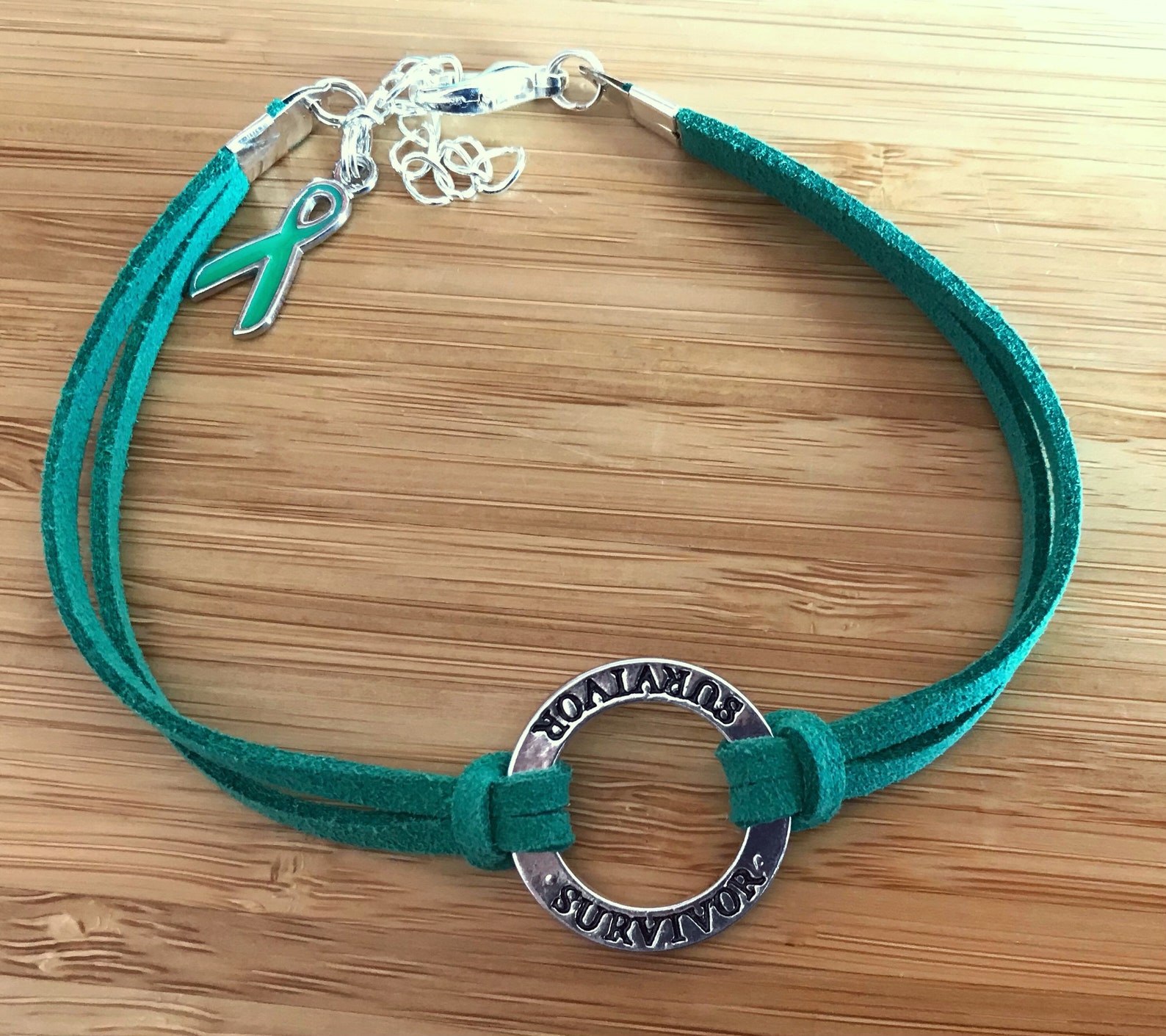 Depression Awareness Bracelet Green Bracelet Mental Health Etsy