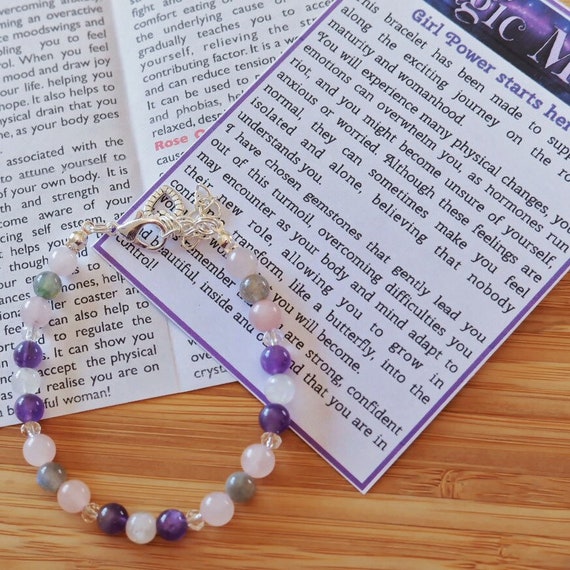 Girl Power Bracelet, helping teens through the minefield of puberty to emerge into positive womanhood