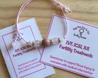 Fertility Bracelet, Baby Maker Bracelet for Women,  Assisted Conception, IUI, ICSI, IVF Support Bracelet