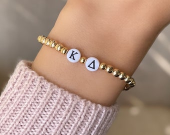 Angelica Collection Kappa Delta Expandable Bangle Brass