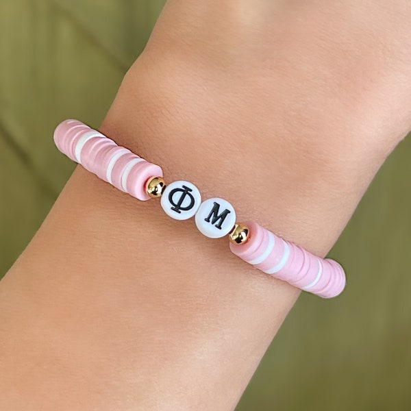Phi Mu Gold Bracelet