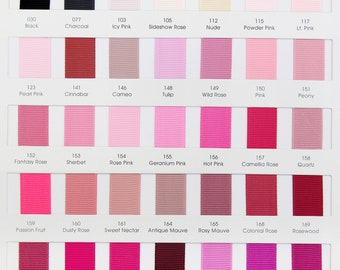 Custom Grosgrain Ribbon | Personalized Grosgrain Ribbon | Personalized Ribbon for Wedding Favors, 100 Yards