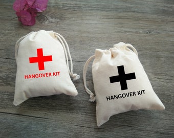 30 Hangover Kit Bags | Bridal Party Favor Bags | Welcome Gift Bags - 4x5, 4x6, 5x7, 6x8, 7x9, 8x10