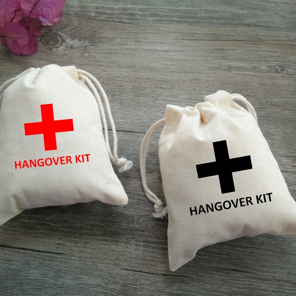 30 Hangover Kit Bags | Bridal Party Favor Bags | Welcome Gift Bags - 4x5, 4x6, 5x7, 6x8, 7x9, 8x10