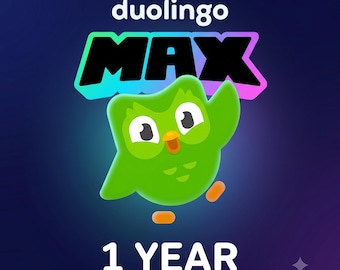 Duolingo Max 12 Monate Abonnement (Digitale Lieferung)