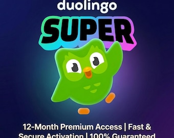 Duolingo Super 12 Months Subscription (Digital Delivery)