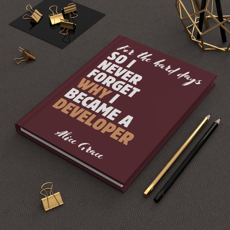 Diario de desarrollador, regalo para desarrollador de software, cuaderno para estudiante de programación, regalo para graduado en informática, recuerdo de la carrera de programador imagen 10