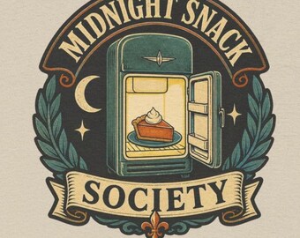 Funny Thanksgiving Shirt - Midnight Snack Society Tee, Home Cook Gift, Foodie Shirt, Chef Gift