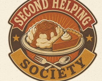 Copy of Copy of Funny Thanksgiving Shirt - Second Helping Society Tee, Home Cook Gift, Foodie Shirt, Chef Gift