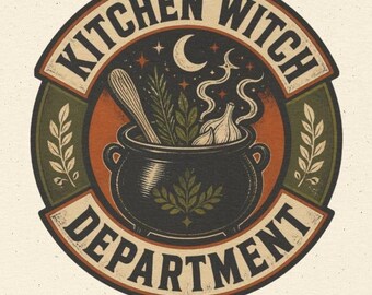 Funny Halloween Shirt - Kitchen Witch Department Tee, Home Cook Gift, Foodie Shirt, Chef Gift