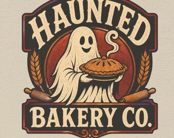 Funny Halloween Shirt - Haunted Bakery Co. Tee, Home Cook Gift, Foodie Shirt, Chef Gift