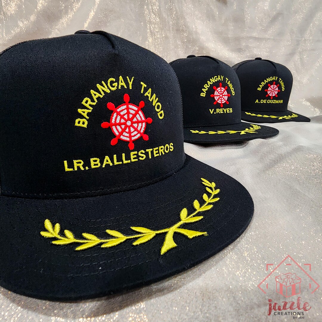 Embroidered Barangay Tanod Snapback Cap: Filipino Trucker Hat - Etsy